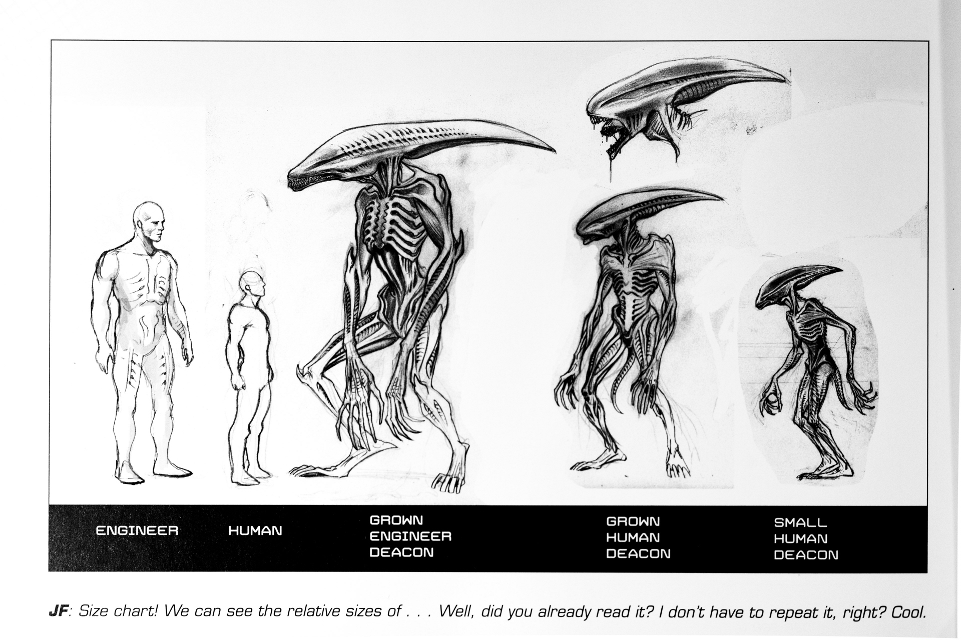 Xenomorph size comparison